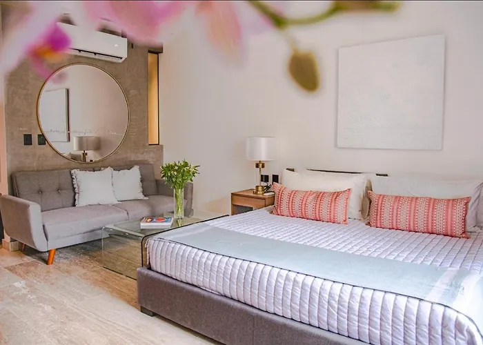 Volta-trendy & Neat Apartment- Balcony- Playa del Carmen