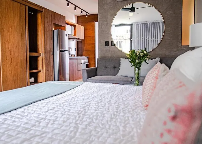 Volta-trendy & Neat Apartment- Balcony- * Playa del Carmen